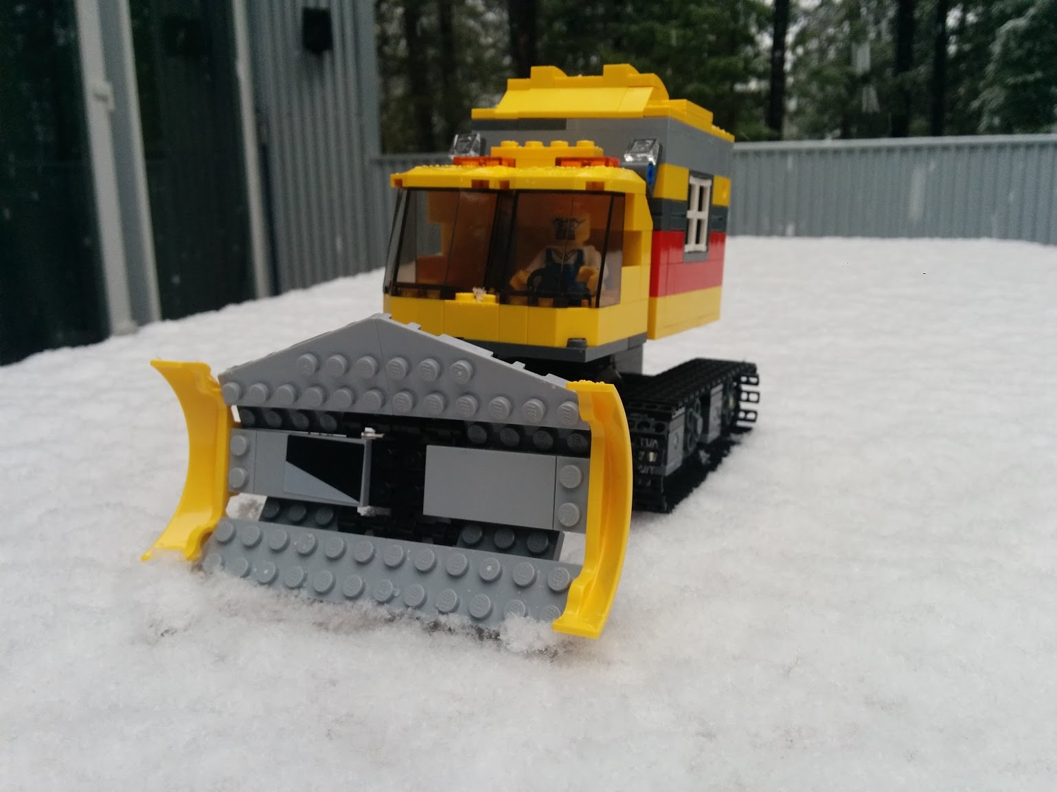 Never too old! Check out this Lego Snowcat